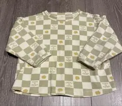 p.premier チェック柄 カットソー90