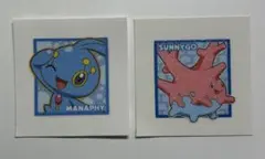 ポケモンパン デコキャラシール パウンドケーキ マナフィ サニーゴ