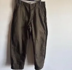 ユニクロU ワイドフィットチノ ダークブラウン