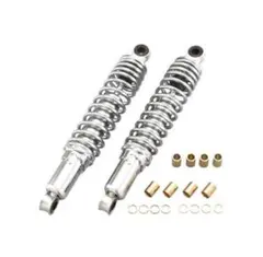 575】 新品 メッキ 325mm 細巻き リア サスペンション 当時仕様 - メルカリ