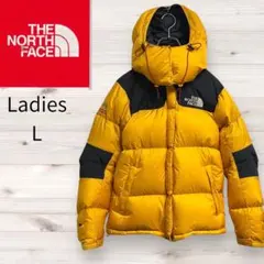 29【定番】ノースフェイス　バルトロライトダウンジャケット　イエローレディースL
