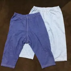 くるみ様　UNIQLO ７分丈レギンスリラックスフィット120㎝　2枚組