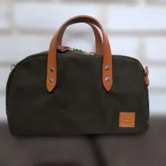 【新品未使用】カワニシカバン チュウマメ オリーブ