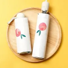 【晴雨・自動開閉】折りたたみ傘・ホワイト・新品未使用