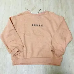 mir.. hichon スウェット　トレーナー　120 つぶつぶ　サーモン　桃