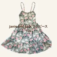JANE AND JACK フラワープリント ワンピース 120cm(6T)のサムネイル