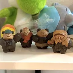 新品未使用】バンダイ　たかはたまさお　木彫り風　ガチャ