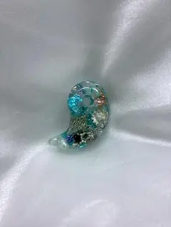 勾玉 オルゴナイト ブルー系 チャーム 勾玉 オルゴナイト ブルー系 チャーム - メルカリ