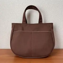 帆布 ころりんミニトートバッグ ラウンドバッグ ハンドメイドバッグ 手提げ
