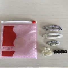 POTETE コフレ 星型ヘアクリップ 巾着 ショッパー付 - メルカリ