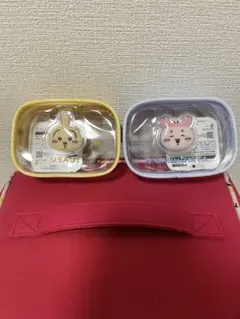 ちいかわ ぷっくり クリア ミニ ポーチ うさぎ 古本屋カニ