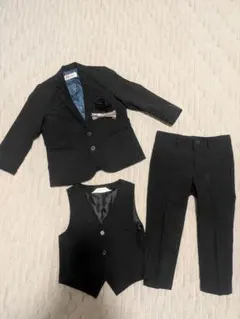 H&M ブラックスーツセット 100cm