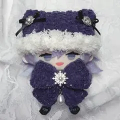 【No.472】にじぱぺっと 猫耳ニット帽×リボンマフラー