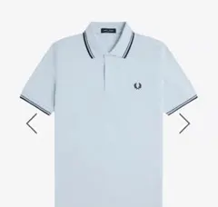 フレッドペリー ライトブルーポロシャツ