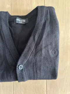 COMME CA ISM ブラック カーディガン