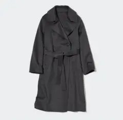 ユニクロ ダブルフェイス ロングコート 骨格ストレート