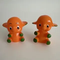 サトちゃん ソフビフィギュア 昭和レトロ - メルカリ