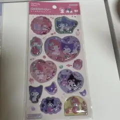 正規品　ポップデコパーティー　わたあめカプセルシール　サンリオ　マイメロ　クロミ