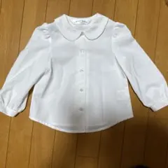 CHOPIN deux 丸襟 白ブラウス 100cm