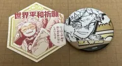 僕のヒーローアカデミア ホークス デコレクション缶バッジ お守りステッカー
