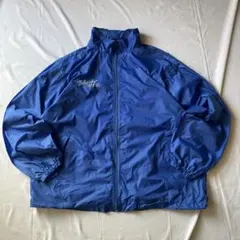 00s ナイロンジャケット ブルー グランジ Y2K 平成 大人気 古着 レトロ