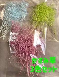 【未使用品】かすみ草　ドライフラワー　セット　ハンドメイド材料