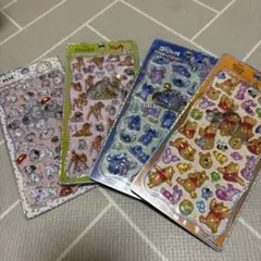 国内正規品　新作ディズニー　プチドロップステッカー　プチドロ　4種セット