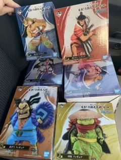 ワンピース　一番くじ　見参！ 赤鞘九人男　フィギュア