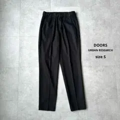 S｜アーバンリサーチドアーズ リネン混 テーパード イージーパンツ レディース