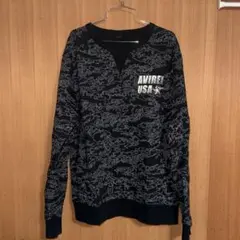 AVIREX USA 迷彩柄トレーナー Mサイズ