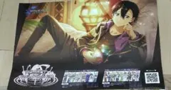 SAO ソードアート 特典 レア 裏攻略会議 添い寝 B2ポスター アスナ
