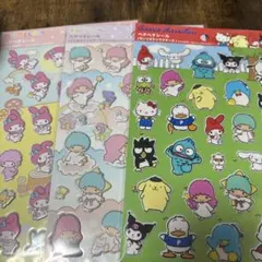 サンリオ マイメロディ キキララ ペタペタシール　 3枚