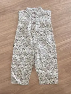 韓国花柄オーバーオール