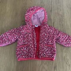 PETIT BATEAU 花柄フード付きアウター 6m