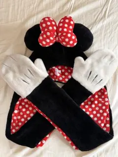Disney ミニーマウス マフラーキャップ