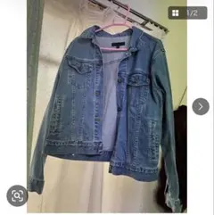 ユニクロ デニムジャケット Gジャン ブルー カジュアル