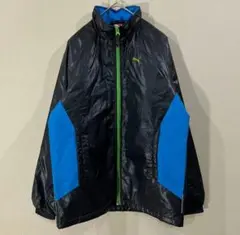 プーマ キッズ 男の子 アウター ロゴ刺繍 フルジップアップ 中わたジャケット