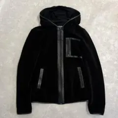 Armani Exchange Black Full-Zip Hoodie