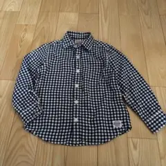 美品　ミキハウス チェックシャツ　120