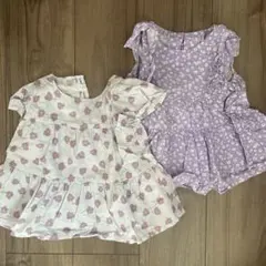 花柄フリルトップス 95cm 90cm キッズ　ベビー まとめ売り　ブリーズ