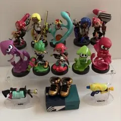 スプラトゥーン amiibo 10体セット/ブキコレクション/クツキーホルダー