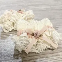 【新品】しまむら×愛野えり　マノンローズ　マルチシュシュ　ブラウンのサムネイル
