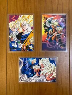 ドラゴンボールZラミネートカード３枚セット