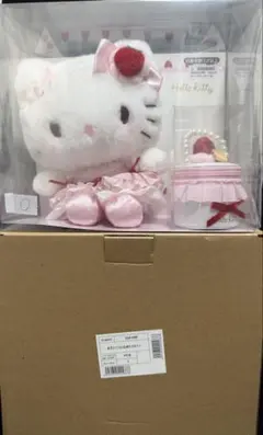 ハローキティ ショートケーキ ぬいぐるみ＆ネックレスセット サンリオ