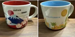 2種　スターバックス　マグカップ　You Are Here Collection