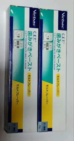 Virbac C.E.T. 歯みがきペースト モルトフレーバー 2本セットのサムネイル