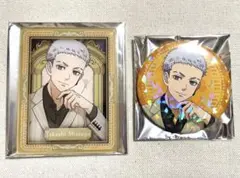 東京リベンジャーズ オーダーメイドシューズ アクリルカード 缶バッジ 三ツ谷隆