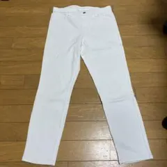 【UNIQLO】ウエスト63〜69 ヒップ88〜94cm ホワイト スキニー