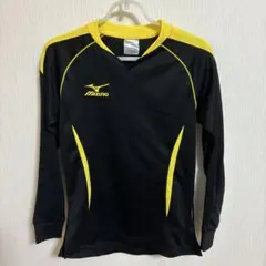 Mizuno ブラック/イエロー 長袖 ウォームアップウェア M Wonen’s