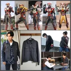 仮面ライダーヴァレン辛木田絆斗本編着用衣装チャコールジャケットMのサムネイル